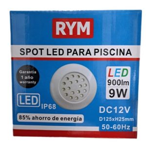 SPOT LED EMB 9W UNICO P/ PISCINA RYM
