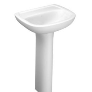 LAVATORIO CON PEDESTAL INCEPA THEMA BLANCO