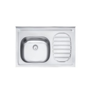 PILETA BACHA SIMPLE IZQUIERDA 80×50 TRAMONTINA